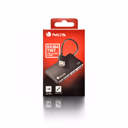 NGS IHUB4 TINY USB 2.0 480 Mbit/s Nero - Vista aggiuntiva 6