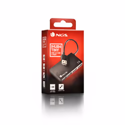 NGS IHUB4 TINY USB 2.0 480 Mbit/s Nero - Vista aggiuntiva 7
