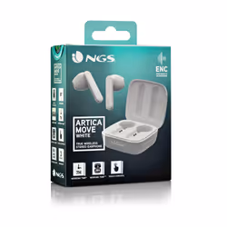 NGS ARTICA MOVE Auricolare Wireless In-ear Musica e Chiamate Bluetooth Bianco - Vista aggiuntiva 8