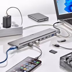 NGS WONDER DOCK 12 Cablato USB 3.2 Gen 1 (3.1 Gen 1) Type-C Argento - Vista aggiuntiva 4