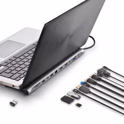 NGS WONDER DOCK 12 Cablato USB 3.2 Gen 1 (3.1 Gen 1) Type-C Argento - Vista aggiuntiva 5
