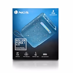 NGS ROLLER FURIA 1 Altoparlante portatile stereo Blu 7 W - Vista aggiuntiva 4
