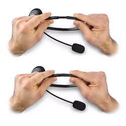 NGS MS103 MAX Auricolare Cablato A Padiglione Musica e Chiamate Nero - Vista aggiuntiva 4