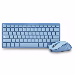 NGS FANTASY (AZERTY, FR) tastiera Mouse incluso Universale RF senza fili + Bluetooth Francese Blu - Vista aggiuntiva 2