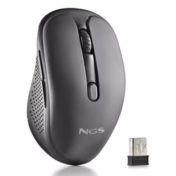 NGS EVO SPOOK, Mano destra, RF senza fili + Bluetooth, 1600 DPI, Nero