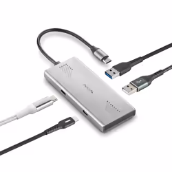 NGS WONDERDUO-C USB tipo-C 5000 Mbit/s Argento - Vista aggiuntiva 5
