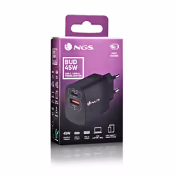 NGS BUD 45W Universale Nero AC Ricarica rapida Interno - Vista aggiuntiva 5