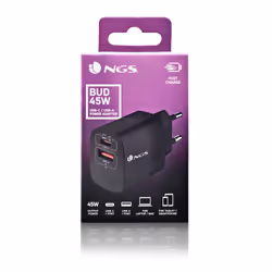 NGS BUD 45W Universale Nero AC Ricarica rapida Interno - Vista aggiuntiva 6