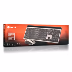 NGS ECLIPSE tastiera Mouse incluso Casa/ufficio RF senza fili + Bluetooth QWERTY Inglese Grigio - Vista aggiuntiva 8