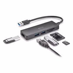 NGS IHUB READER USB 3.2 Gen 1 (3.1 Gen 1) Type-A 5000 Mbit/s Nero