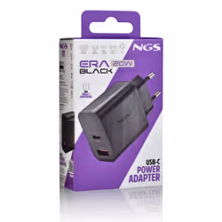 NGS ERA 20W BLACK Universale Nero AC Ricarica rapida Interno - Vista aggiuntiva 2