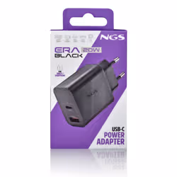 NGS ERA 20W BLACK Universale Nero AC Ricarica rapida Interno - Vista aggiuntiva 3