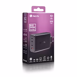 NGS BUD 240W Universale Nero AC Ricarica rapida Interno - Vista aggiuntiva 5