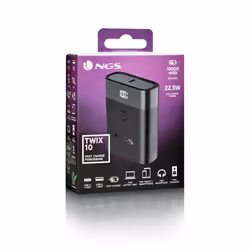 NGS TWIX 10 10000 mAh Nero - Vista aggiuntiva 7