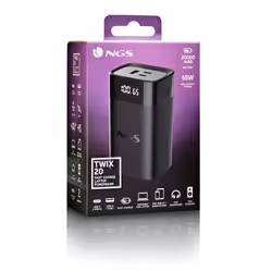 NGS TWIX 20 20000 mAh Nero - Vista aggiuntiva 7