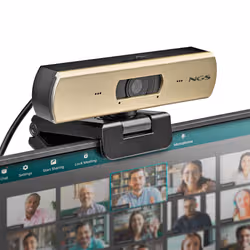 NGS XPRESSCAM 4000 webcam 12 MP 3840 x 2160 Pixel USB 2.0 Nero, Oro - Vista aggiuntiva 4