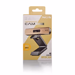 NGS XPRESSCAM 4000 webcam 12 MP 3840 x 2160 Pixel USB 2.0 Nero, Oro - Vista aggiuntiva 6