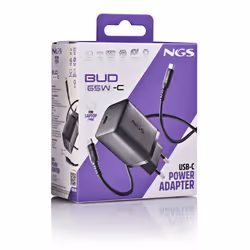 NGS BUD 65W-C Universale Nero AC Ricarica rapida Interno - Vista aggiuntiva 8
