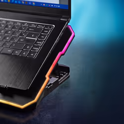 NGS HERO STAND base di raffreddamento per laptop 39,6 cm (15.6") 2400 Giri/min Nero - Vista aggiuntiva 5