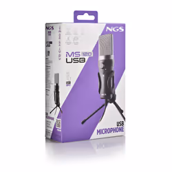 NGS MS120 USB Nero Microfono per podcast - Vista aggiuntiva 7