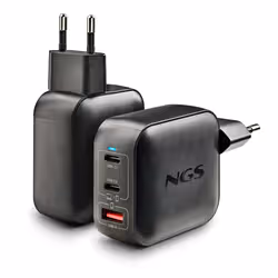 NGS NGS-ACCESORIOS-0289 Caricabatterie per dispositivi mobili Universale Nero AC Ricarica rapida Interno - Vista aggiuntiva 2