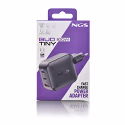 NGS NGS-ACCESORIOS-0289 Caricabatterie per dispositivi mobili Universale Nero AC Ricarica rapida Interno - Vista aggiuntiva 6