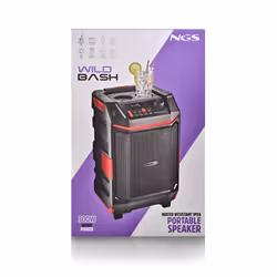 NGS WILD BASH Altoparlante portatile stereo Nero 50 W - Vista aggiuntiva 5
