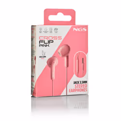 NGS CROSS FLIP Auricolare Cablato In-ear Musica e Chiamate Rosa - Vista aggiuntiva 6