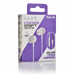 NGS CROSS DRIFT WHITE Auricolare Cablato In-ear Musica e Chiamate Bianco - Vista aggiuntiva 7