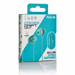 NGS CROSS DRIFT MINT Auricolare Cablato In-ear Musica e Chiamate Colore menta - Vista aggiuntiva 7
