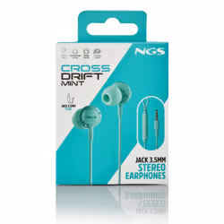 NGS CROSS DRIFT MINT Auricolare Cablato In-ear Musica e Chiamate Colore menta - Vista aggiuntiva 8