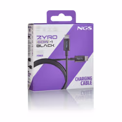 NGS ZYRO 60W-1 cavo USB USB 2.0 1 m USB C Nero - Vista aggiuntiva 5