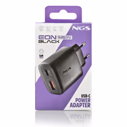 NGS EON 45W BLACK Universale Nero AC Ricarica rapida Interno - Vista aggiuntiva 8