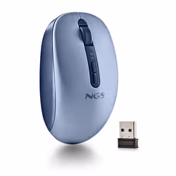 NGS FOG DUAL BLUE mouse Universale Ambidestro RF senza fili + Bluetooth 1600 DPI - Vista aggiuntiva 4