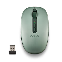 NGS FOG DUAL GREEN mouse Universale Ambidestro RF senza fili + Bluetooth 1600 DPI
