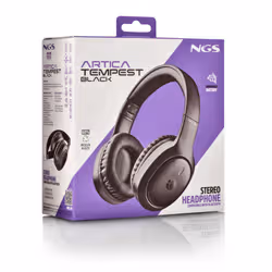 NGS Artica Tempest Black Auricolare Con cavo e senza cavo A Padiglione Musica e Chiamate USB tipo-C Bluetooth Nero - Vista aggiuntiva 6