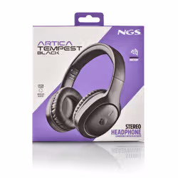 NGS Artica Tempest Black Auricolare Con cavo e senza cavo A Padiglione Musica e Chiamate USB tipo-C Bluetooth Nero - Vista aggiuntiva 7