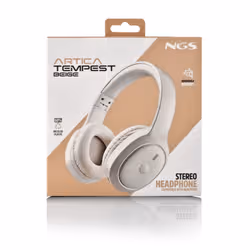 NGS Artica Tempest Beige Auricolare Con cavo e senza cavo A Padiglione Musica e Chiamate USB tipo-C Bluetooth - Vista aggiuntiva 7