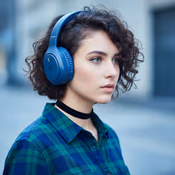 NGS Artica Tempest Blue Auricolare Con cavo e senza cavo A Padiglione Musica e Chiamate USB tipo-C Bluetooth Blu - Vista aggiuntiva 5