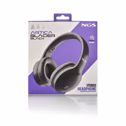 NGS ARTICA GLACIER BLACK Auricolare Con cavo e senza cavo A Padiglione Chiamate/Musica/Sport/Tutti i giorni Bluetooth Nero - Vista aggiuntiva 7