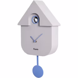 OROLOGIO A CUCÙ - FISURA La scatola contiene 1 orologio a cucù con pendolo. Richiede 3 batterie AA: 2 per l'orologio e una pe ...