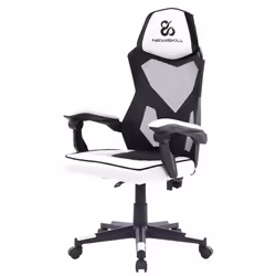 Newskill Gaming Eros Sedia da gaming per PC Seduta imbottita Nero, Grigio, Bianco - Vista aggiuntiva 5