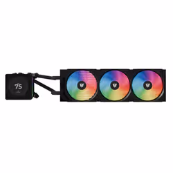 Nfortec NF-SFAN-SEDNA-360-BLACK sistema di raffreddamento per computer Processore Raffreddatore di liquidi tutto in uno 36 cm Nero - Vista aggiuntiva 3