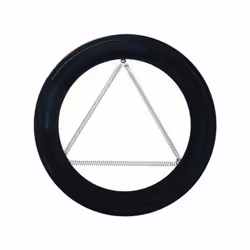 Rivestimento Stufa a Pellet Vetrificato Nero - Vetrificato. - Colore Nero. - Diametro: 80 mm.