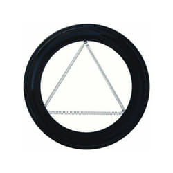 Plafon Trim Stufa Pellet Vetrificato Nero 80 mm.