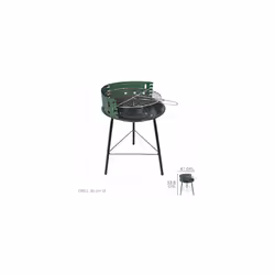 Barbecue rotondo Saturnia "Cocinero" cm 41x39,5x53,8(H). Caratteristiche aggiuntive: Barbecue tondo "easy" cm 40 Struttura in ...