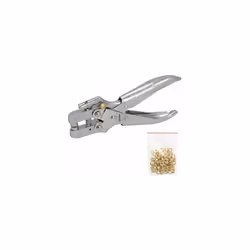 Pinza per occhielli professionale Maurer. - Include 50 occhielli. - In metallo. - Struttura rinforzata. -Prodotta secondo lo ...