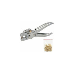 Wolfpack - Pinza per occhielli professionale con 50 occhielli piccoli