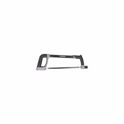 Seghetto ad arco in alluminio con doppia impugnatura gommata - Misure: lunghezza/lunghezza lama x altezza, 380/300 x 140 mm. ...