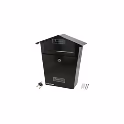 Cassetta postale House Black da esterno 330 x 125 x 365 (H) mm. Caratteristiche aggiuntive: Misure (larghezza x altezza x pro ...